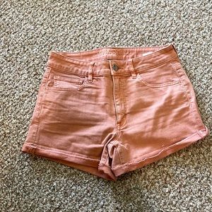 AE super stretch shorts size 6